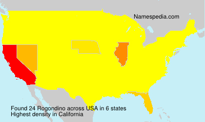 Surname Rogondino in USA Surname Rogondino in USA