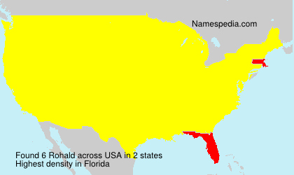 Surname Rohald in USA