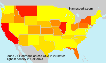 Surname Rohrdanz in USA Surname Rohrdanz in USA