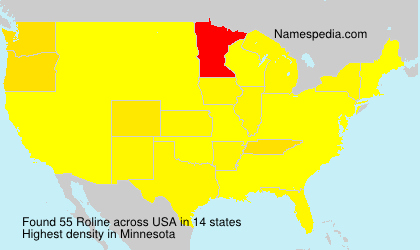 Surname Roline in USA