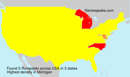 Surname Rompalski in USA