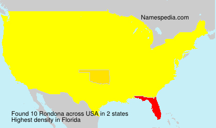 Surname Rondona in USA Surname Rondona in USA