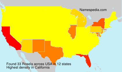 Surname Rosela in USA