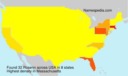 Surname Rosenn in USA