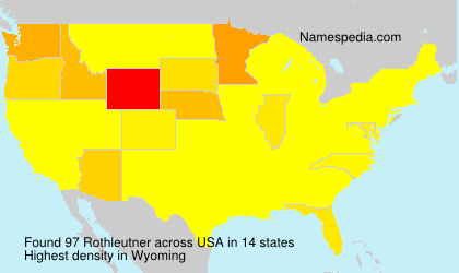 Surname Rothleutner in USA