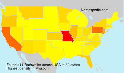 Surname Rothweiler in USA