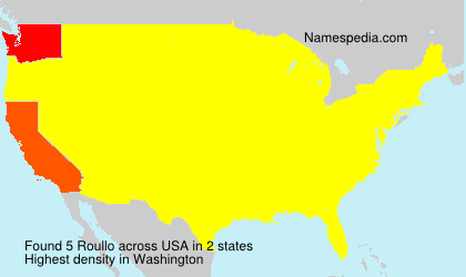 Surname Roullo in USA