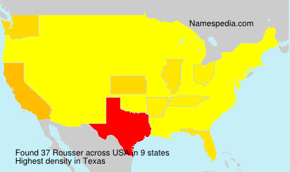 Surname Rousser in USA Surname Rousser in USA