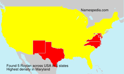 Surname Roylan in USA Surname Roylan in USA