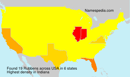 Surname Rubbens in USA