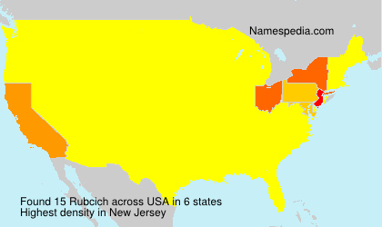 Surname Rubcich in USA Surname Rubcich in USA