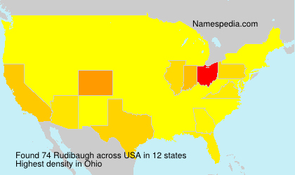 Surname Rudibaugh in USA Surname Rudibaugh in USA