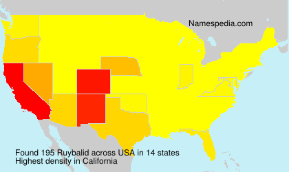 Surname Ruybalid in USA