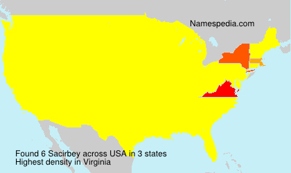 Surname Sacirbey in USA Surname Sacirbey in USA