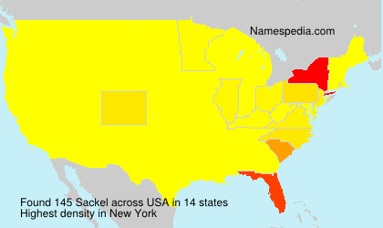 Surname Sackel in USA