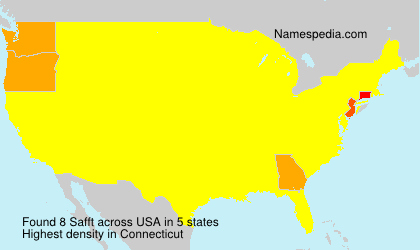 Surname Safft in USA