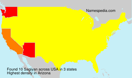 Surname Sagiyan in USA