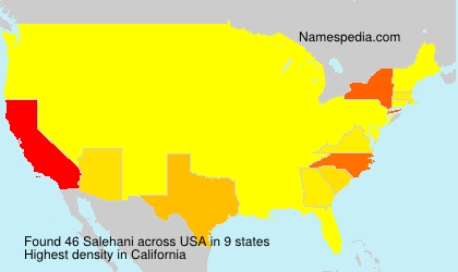 Surname Salehani in USA