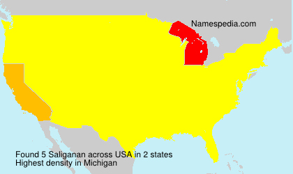 Surname Saliganan in USA