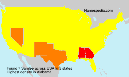 Surname Samlee in USA Surname Samlee in USA