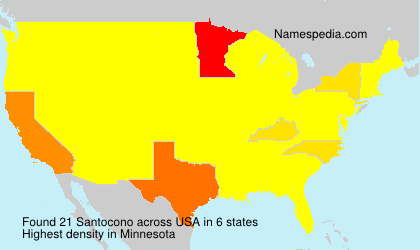 Surname Santocono in USA