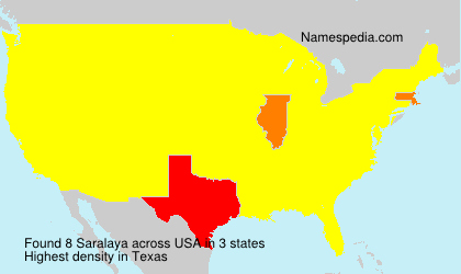Surname Saralaya in USA