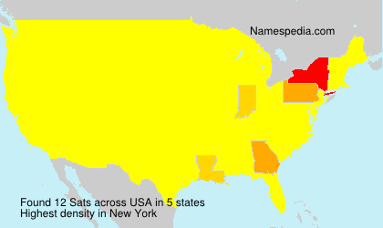 Surname Sats in USA