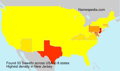 Surname Sawalhi in USA