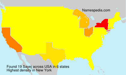 Surname Sayej in USA Surname Sayej in USA