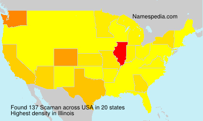 Surname Scaman in USA