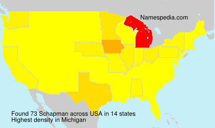 Surname Schapman in USA