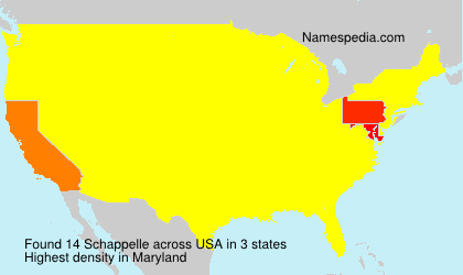 Surname Schappelle in USA