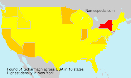 Surname Scharmach in USA