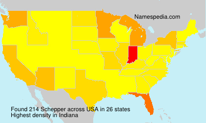 Surname Schepper in USA