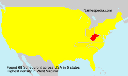 Surname Scheuvront in USA Surname Scheuvront in USA