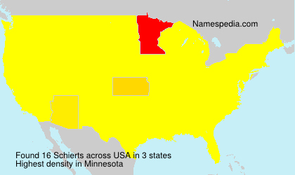 Surname Schierts in USA Surname Schierts in USA