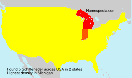 Surname Schiffeneder in USA