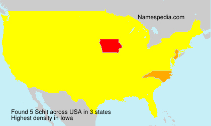 Surname Schit in USA