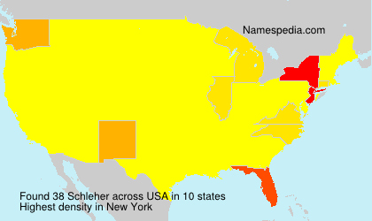 Surname Schleher in USA Surname Schleher in USA
