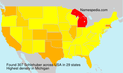 Surname Schlehuber in USA