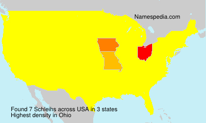 Surname Schleihs in USA Surname Schleihs in USA