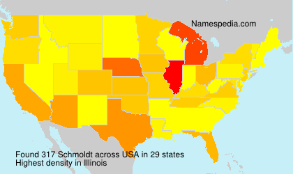 Surname Schmoldt in USA