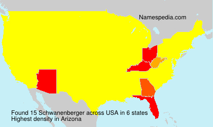 Surname Schwanenberger in USA