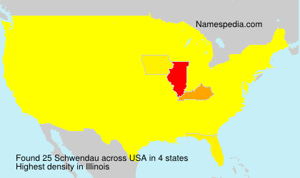 Surname Schwendau in USA