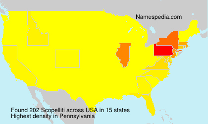 Surname Scopelliti in USA
