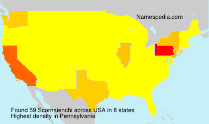 Surname Scornaienchi in USA
