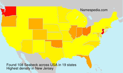 Surname Seabeck in USA