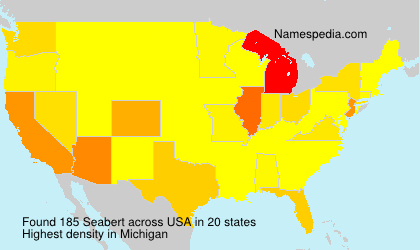 Surname Seabert in USA
