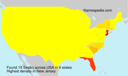 Surname Seabo in USA