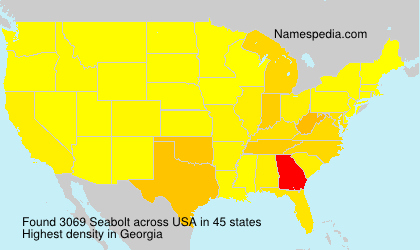 Surname Seabolt in USA